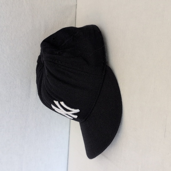 Vintage NY Yankees Baseball Hat 7 1/8 New Era Pro Model Diamond Collection Wool - Picture 2 of 8